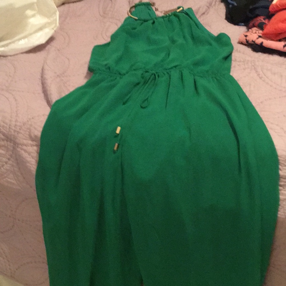 Greek chiffon jumpsuit; only worn once!